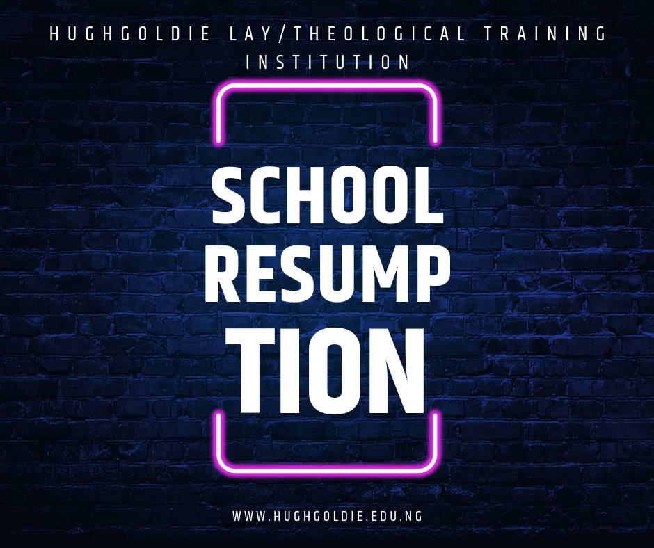 School Resumption Banner